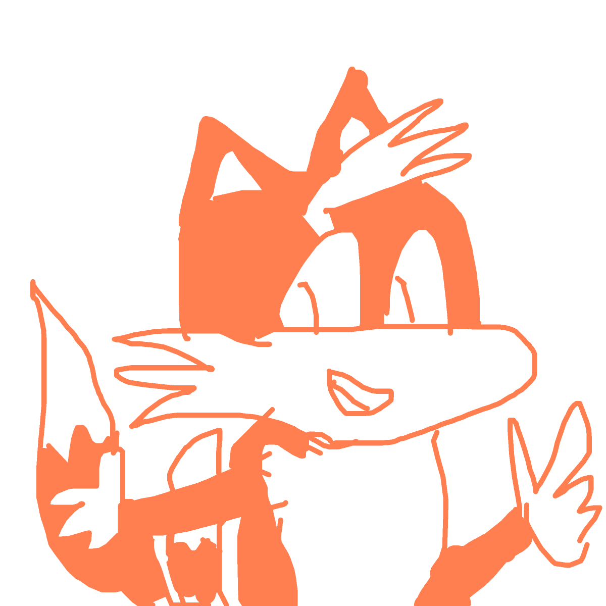 Tails drawing by hatben