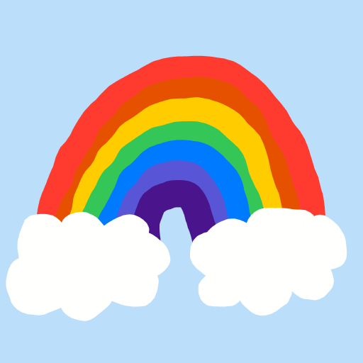 Rainbow drawing by j4z