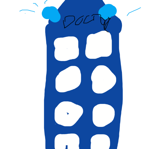 TARDIS drawing by princess fiona