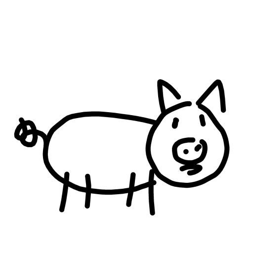 Pig drawing by sonic-bold-major