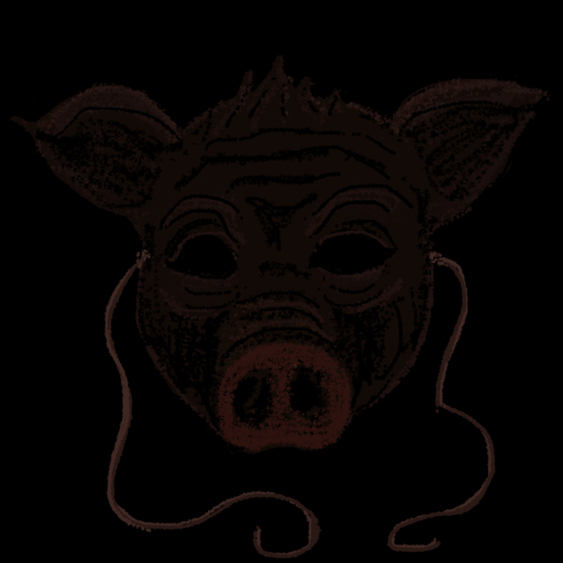 Boar Mask drawing by firecracker