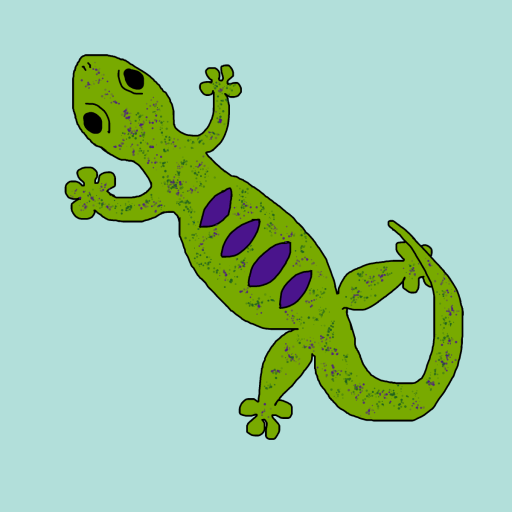 Gecko drawing by krissywissy