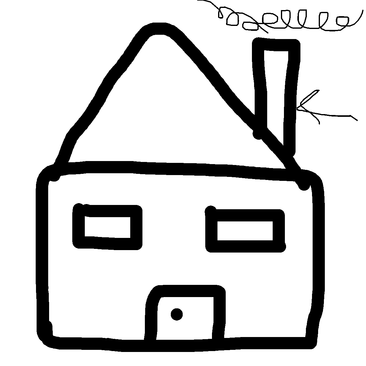 Chimney drawing by mikestam195