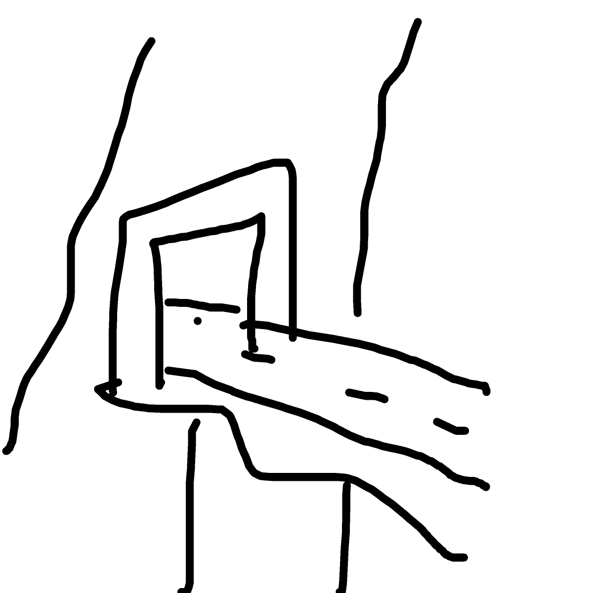 Tunnel drawing by lili