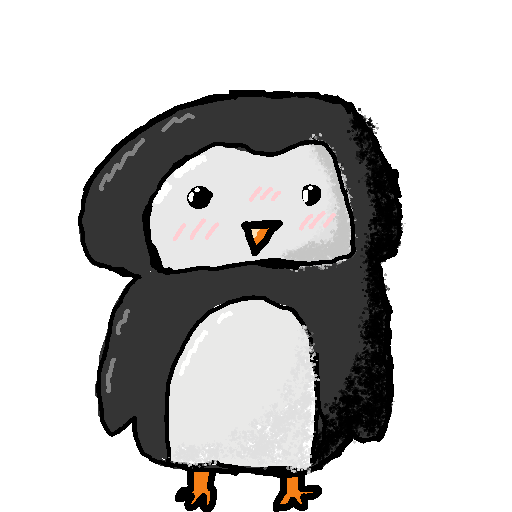 Penguin drawing by panda girl