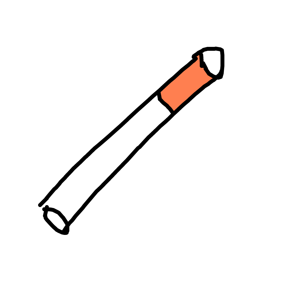 Cigarette drawing by bia