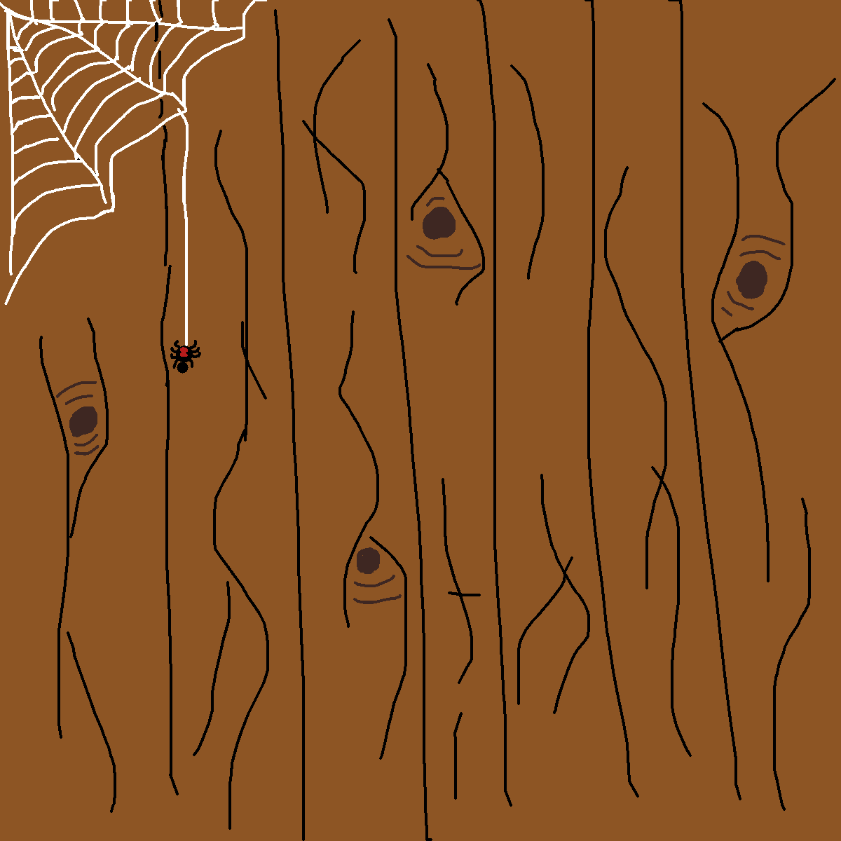 Spider drawing by pancakes palette