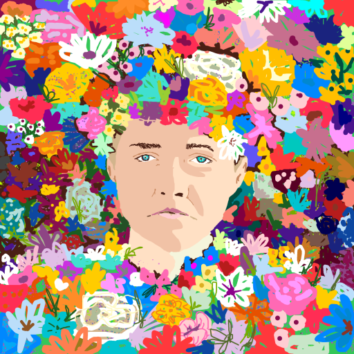 Flower Crown drawing by larry