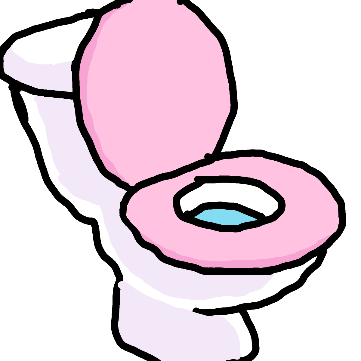 Toilet drawing by Guardianoflives