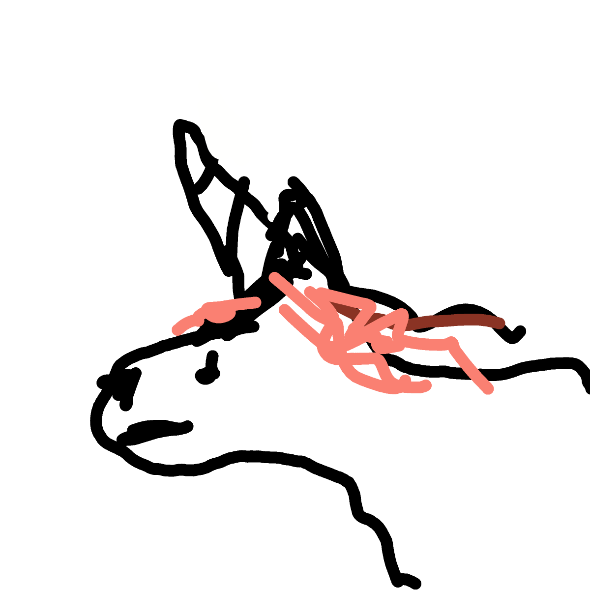 Unicorn drawing by soft-mint-carve