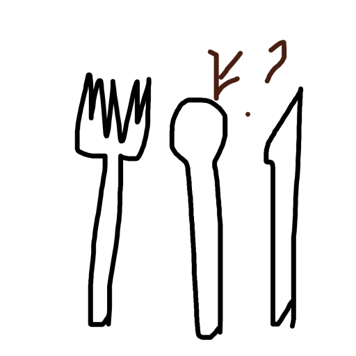 Spoon drawing by grou