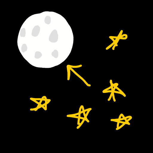Moon drawing by coral-crisp-pilot
