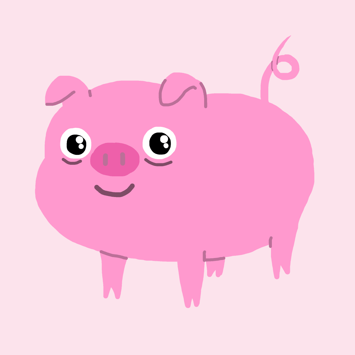 Mr Pig drawing by jashezilla