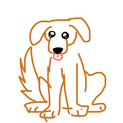 Dog drawing by rowan