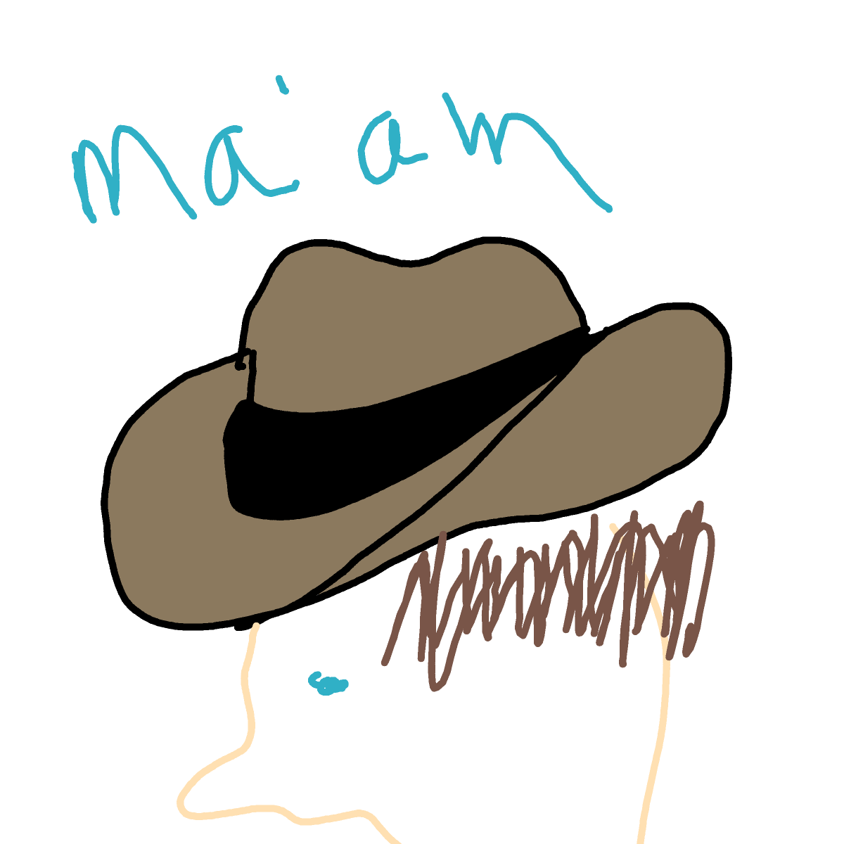 Cowboy Hat drawing by Shandi