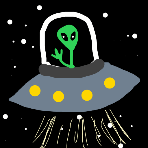 UFO drawing by knoxy
