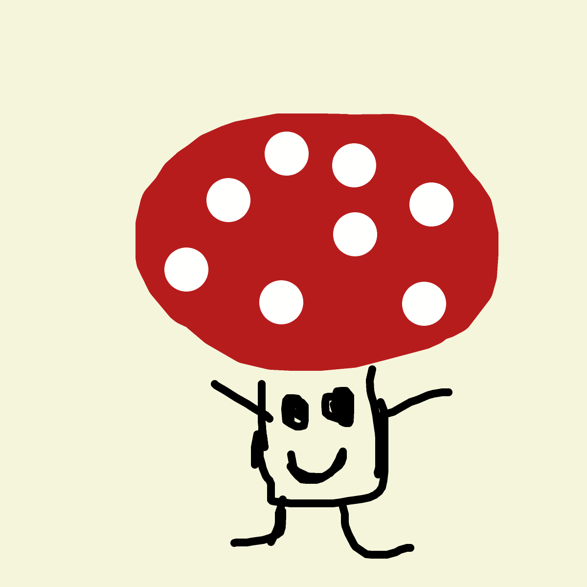 Toad drawing by mijnsie