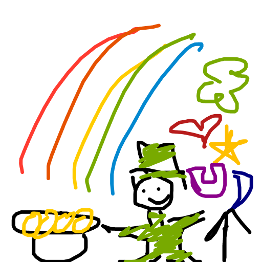 Lucky Charm drawing by wind-base-blade