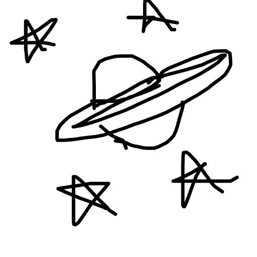 Planet drawing by edge-prime-rogue
