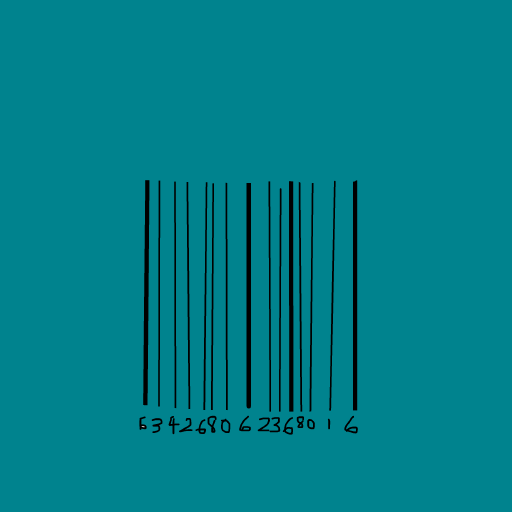 Barcode drawing by krissywissy