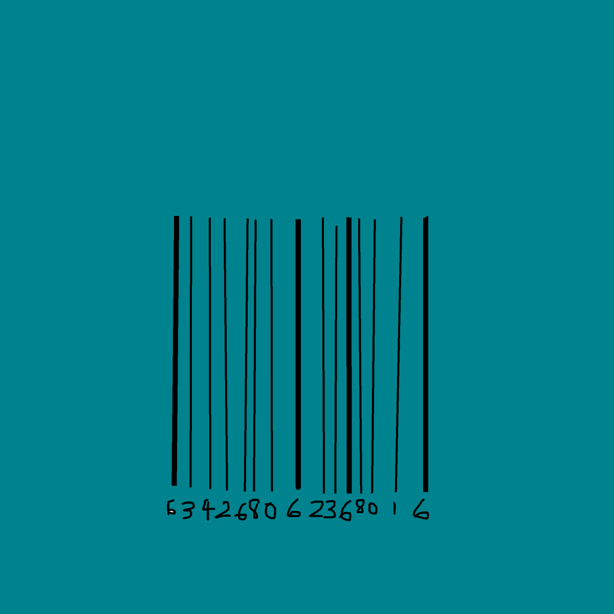 Barcode drawing by krissywissy
