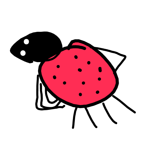 Ladybug drawing by KevinFaber