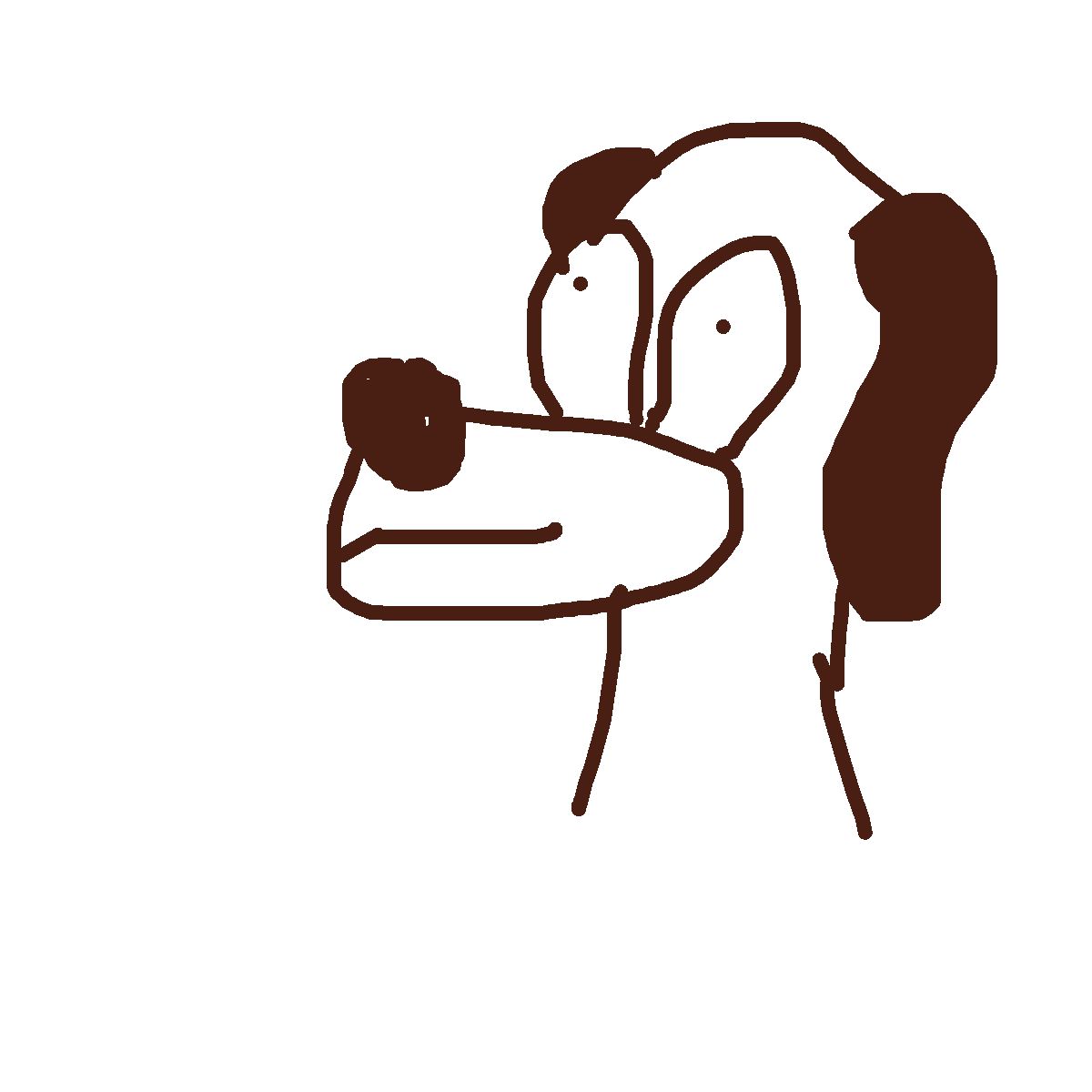 Dog drawing by fifi