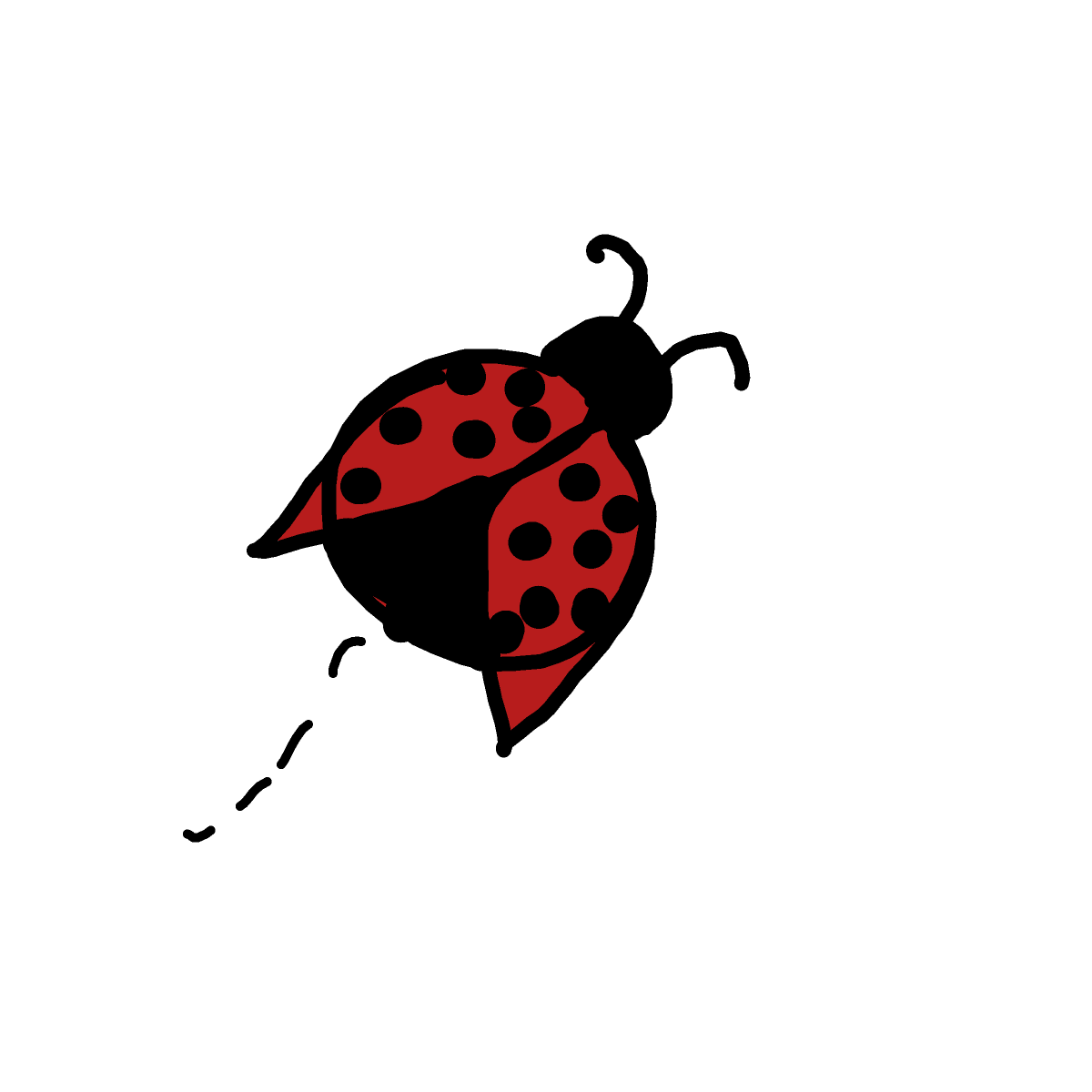 Ladybug drawing by sun-rose-drive