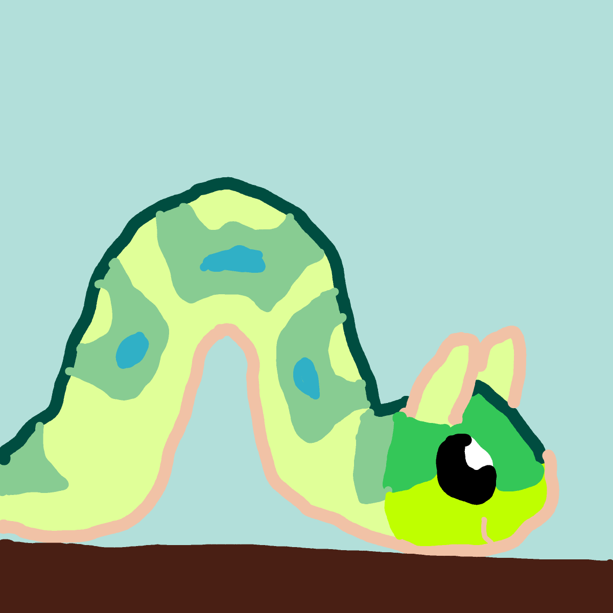 Caterpillar drawing by Guardianoflives