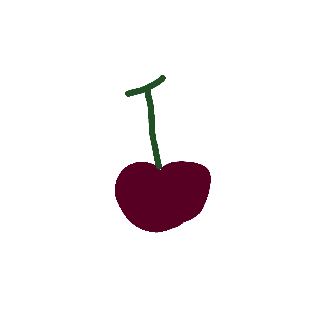 Cherry drawing by 1singular_sensation