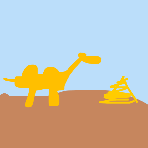 Camel drawing by steel-coal-wave