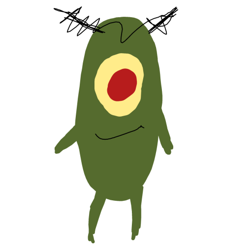 Plankton drawing by hellolilymae