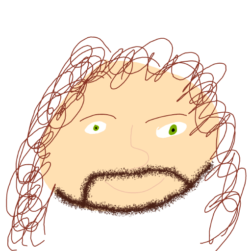 Bearded Lady drawing by Shandi