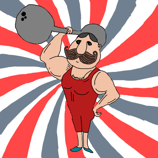Strongman drawing by monthra
