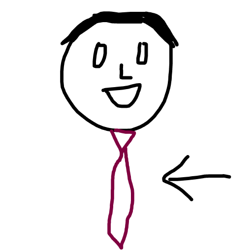 Tie drawing by lex