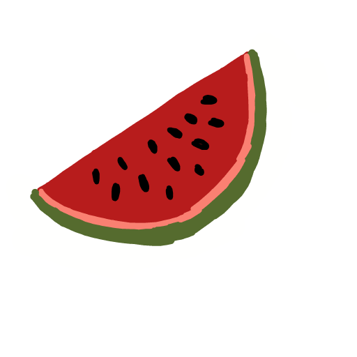 Watermelon drawing by sage-brush-smith