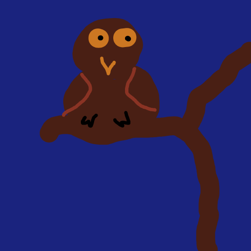 Owl drawing by base-just-king