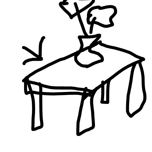 Table drawing by jukgaa