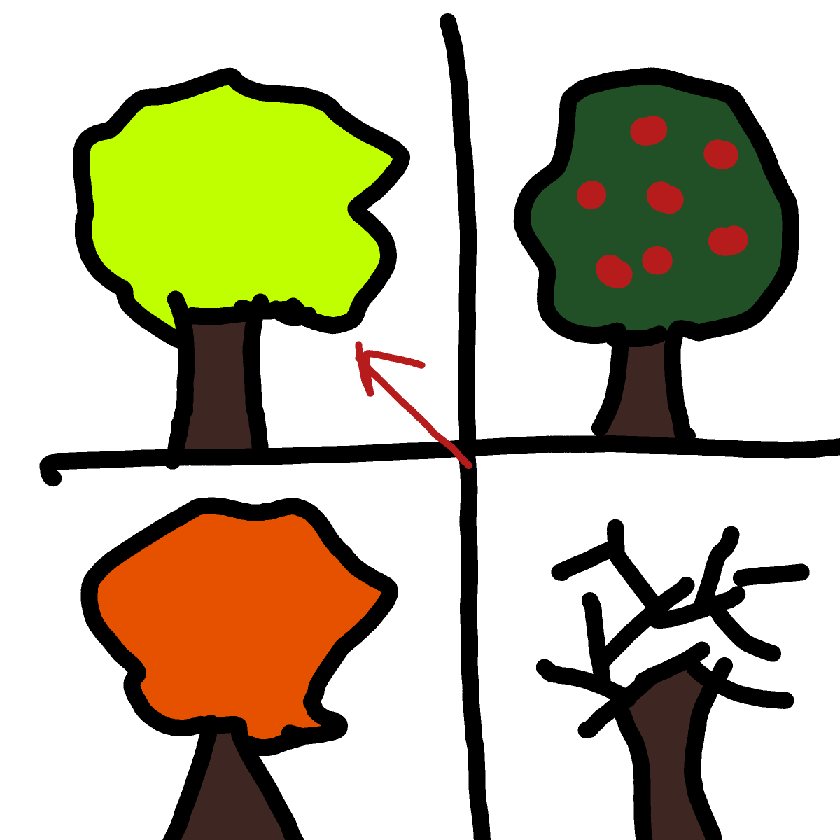 Spring drawing by MoDarsot