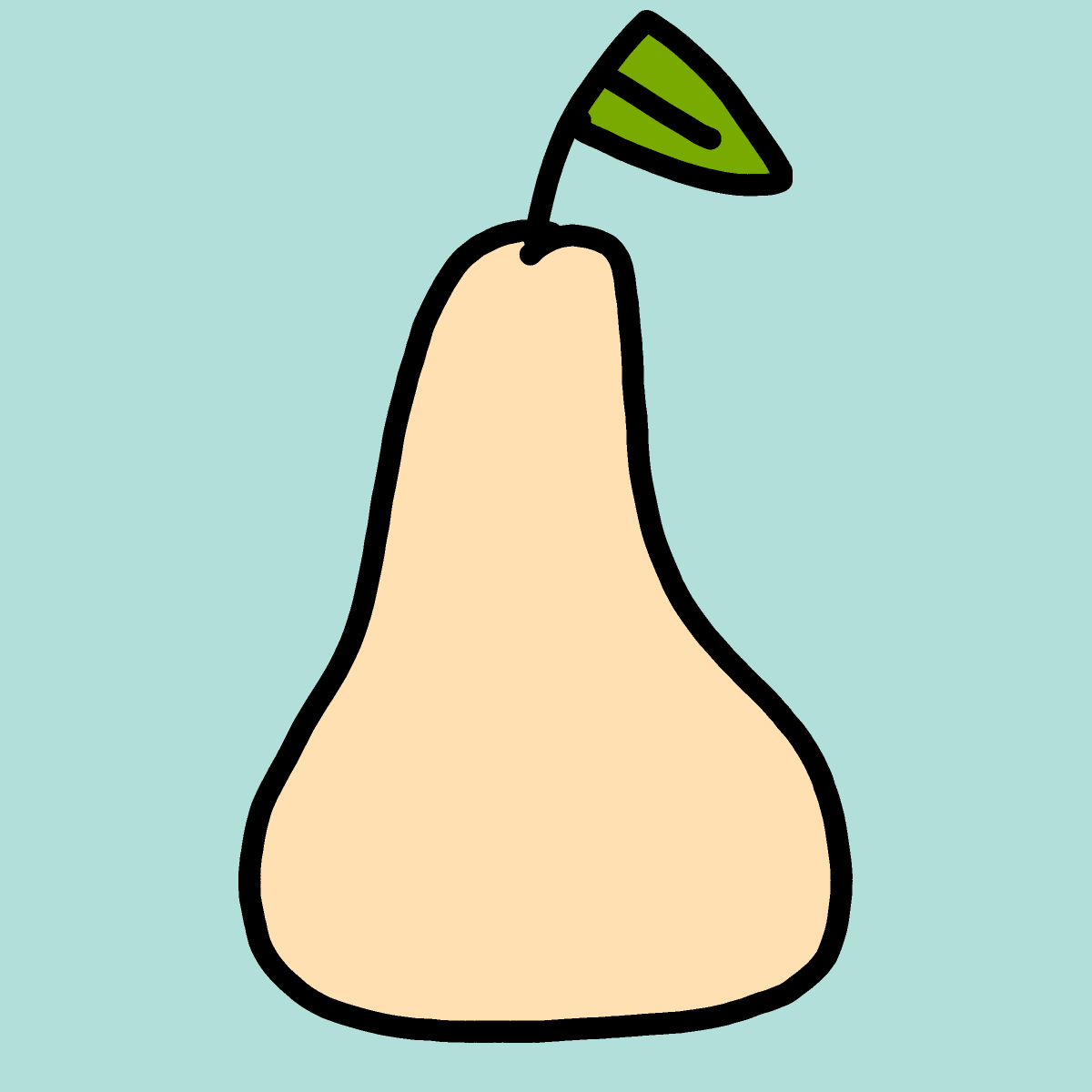 Pear drawing by Marcos
