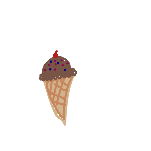 Ice Cream drawing by moon-plus-guru