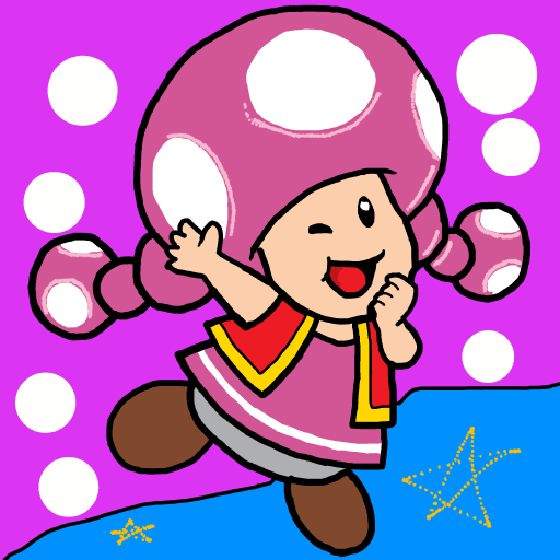 Toadette drawing by justin