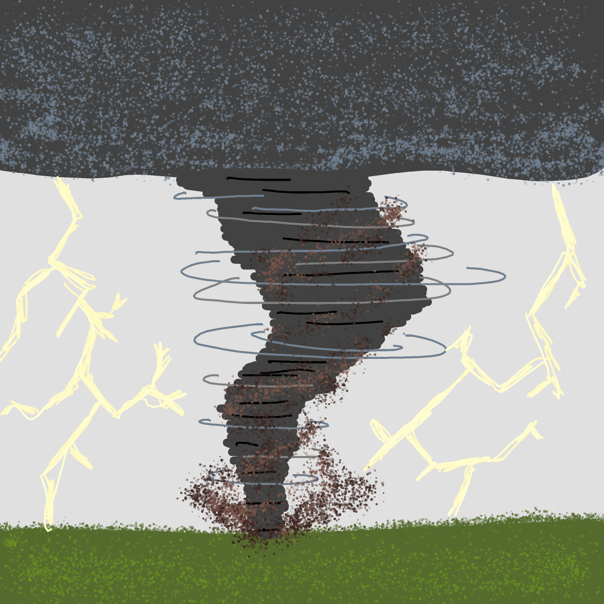 Tornado drawing by nice-clay-craft