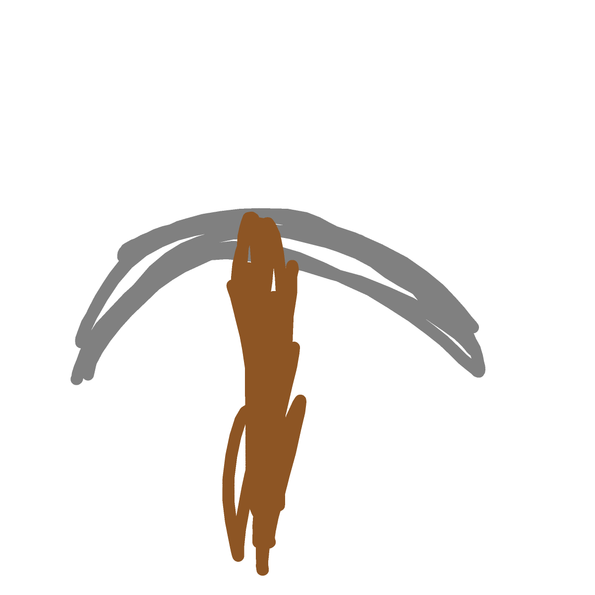 Pickaxe drawing by BbJamminT