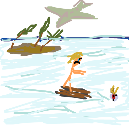 Cast Away drawing by crisp-steel-quest
