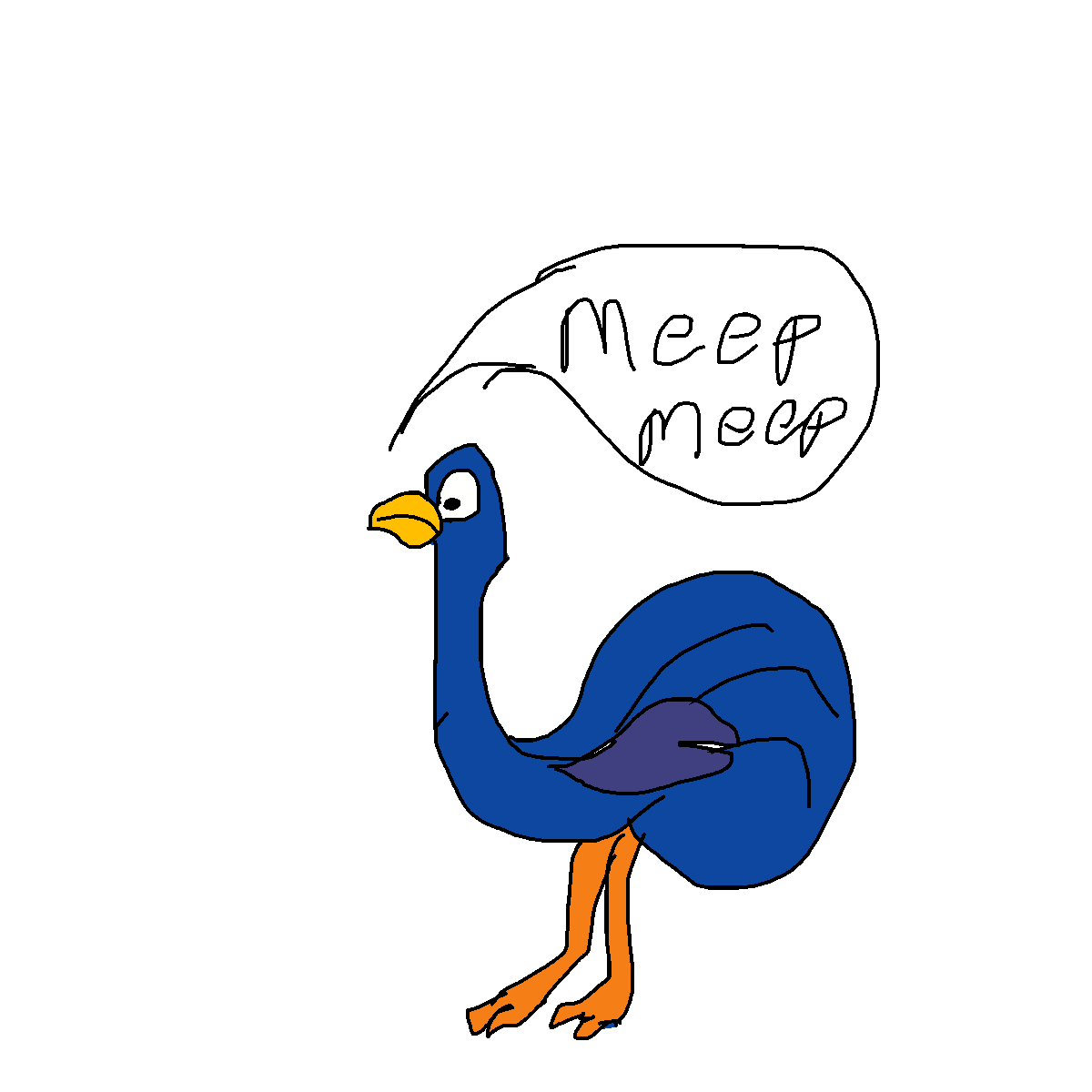 Road Runner drawing by kyle