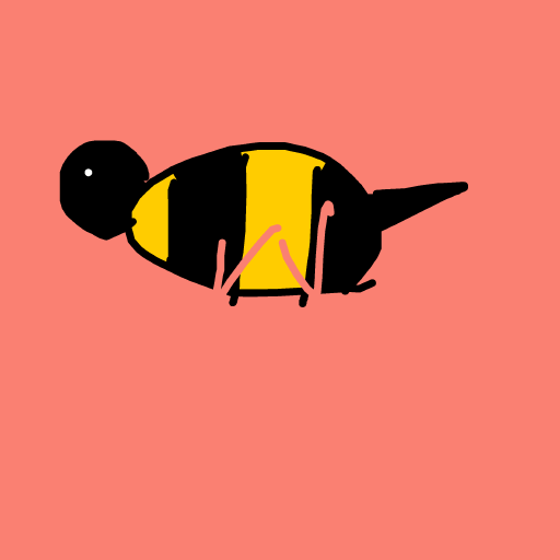 Bee drawing by light-jade-pride
