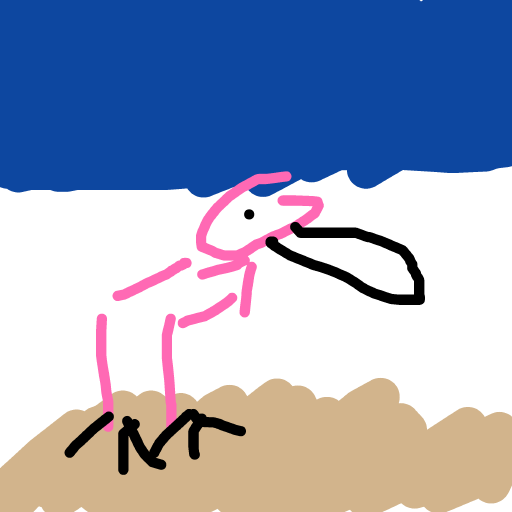Flamingo drawing by steel-onyx-mode