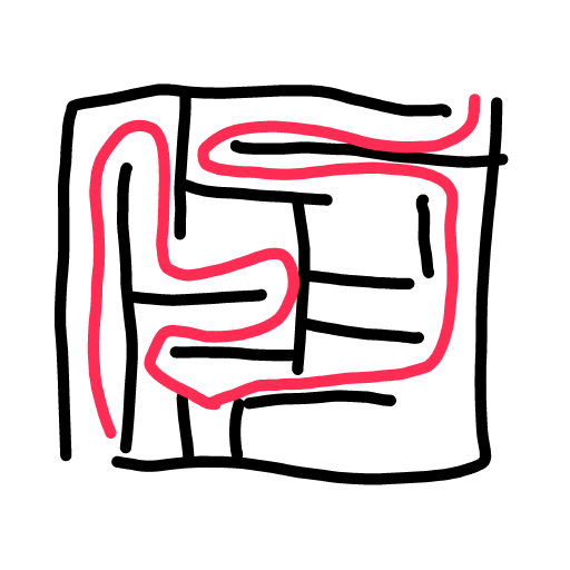 Maze drawing by sonic-bold-major
