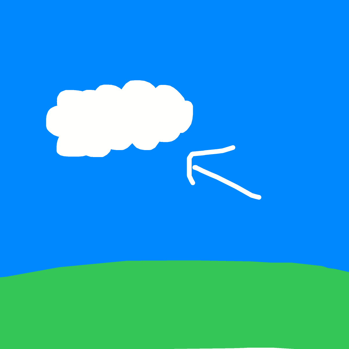 Cloud drawing by jake